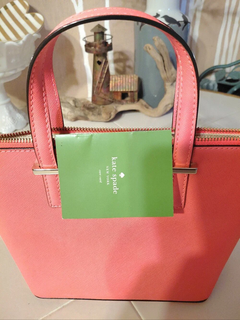 Kate Spade NY Crossbody Cedar Street Harmony, Color Bright Papaya, Like New SALE - Picture 5 of 6